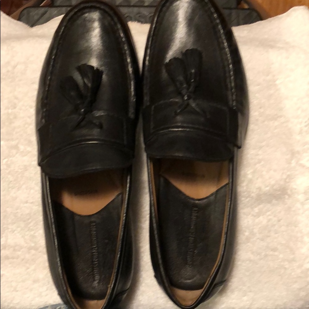 Johnston & Murphy black sheepskin loafers - Picture 8 of 8